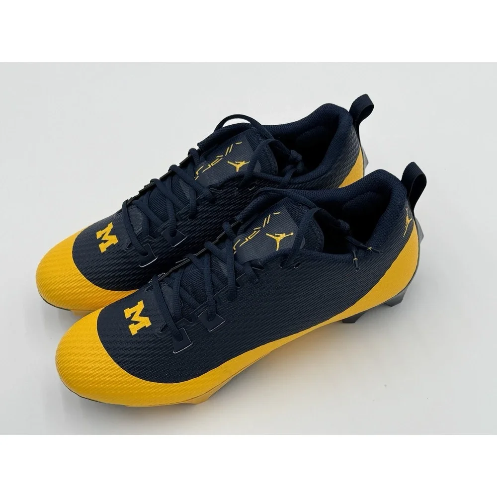 Size 14 - Nike Jordan Vapor Edge Speed 360 2 Michigan PE FJ5724-407 No Box Lid